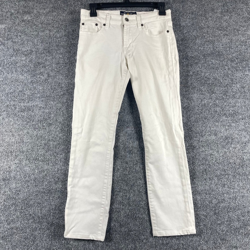 Lucky Brand Jeans Womens 2 White The Sweet Jean Straight Leg Stretch Denim 28x28